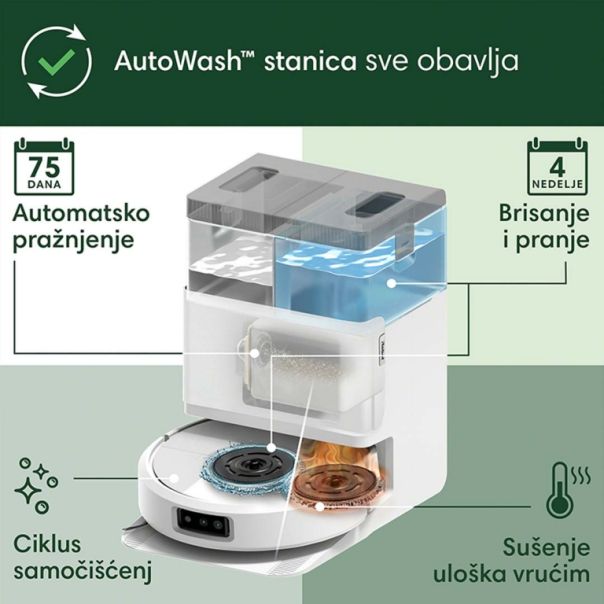 iROBOT Robot usisivač Roomba Combo 505+ beli - N185240