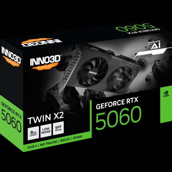 INNO3D GEFORCE RTX 5060 TWIN X2 OC - N50602-08D7X-195070N