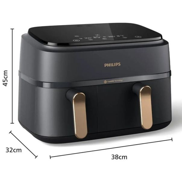 PHILIPS Airfryer sa dve korpe NA352/04 - NA352-04