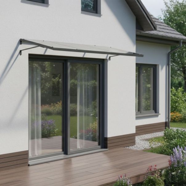 MULTIGARDEN Nadstrešnica za ulazna vrata 113 × 80 cm sa uv zaštitom – - EP3003310