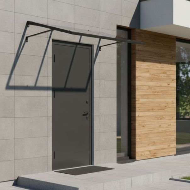 MULTIGARDEN Nadstrešnica za ulazna vrata 113 × 80 cm sa uv zaštitom – - EP3003310