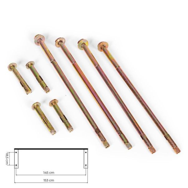 MODERNHOME Nadstrešnica za ulazna vrata 150x100cm - AW-017C 150X100