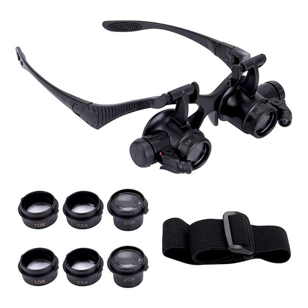 Naocare za uvelicavanje sa led svetlom 10X 15X 20X 25X - 122165