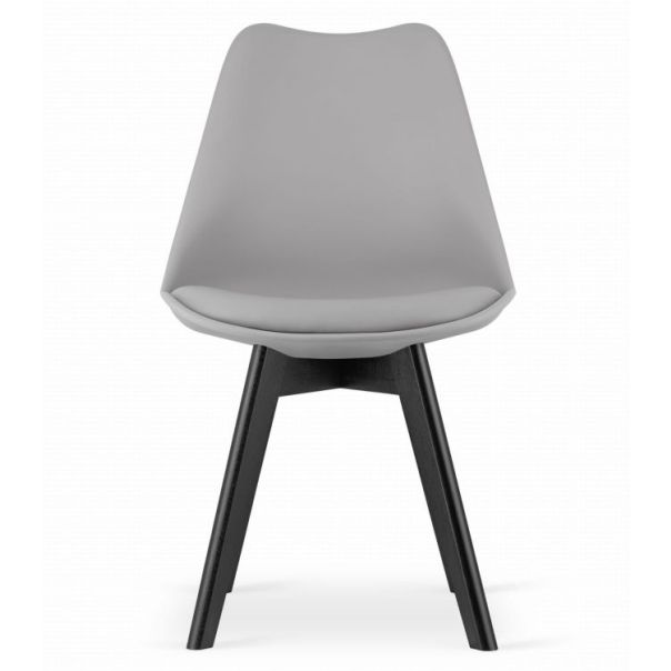 MODERNHOME Napoli set 4 stolice gray black - MODEL_3754