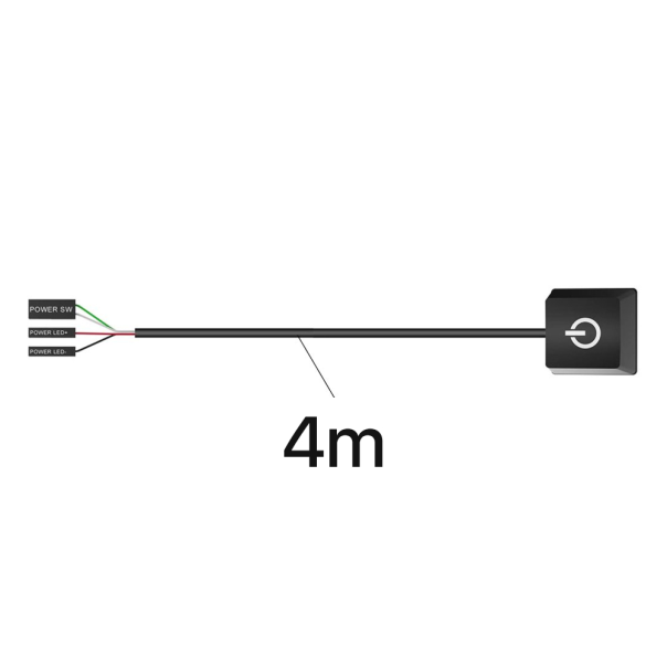 Naponski Power ON/OFF prekidac JWD beli - 220366