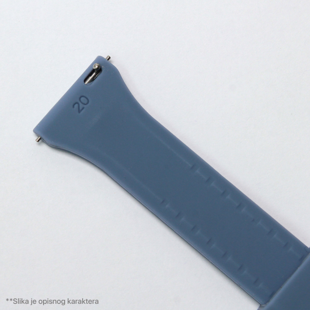 Narukvica flat za smart watch Samsung 4, 5 20mm tamno ljubicasta - 205167