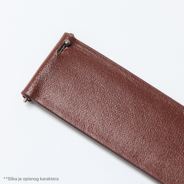 Narukvica kozna za smart watch Samsung 4, 5 20mm bela - 205174