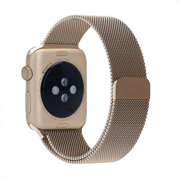 Narukvica metalik za Apple watch 42mm zlatna - 85345