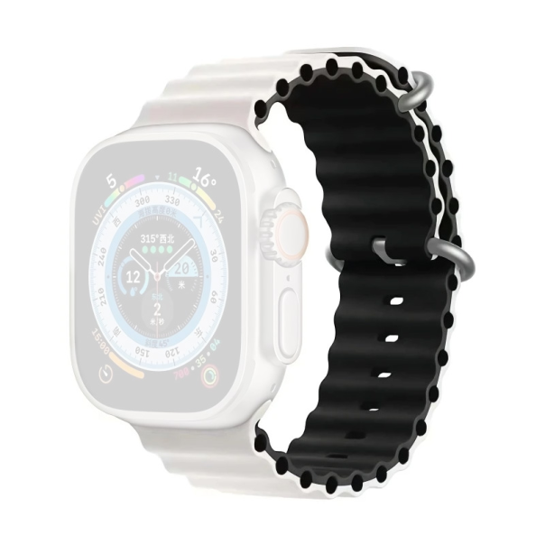 Narukvica Moye Smart Watch Ocean Strap 44/45/49mm White/Black - 055038