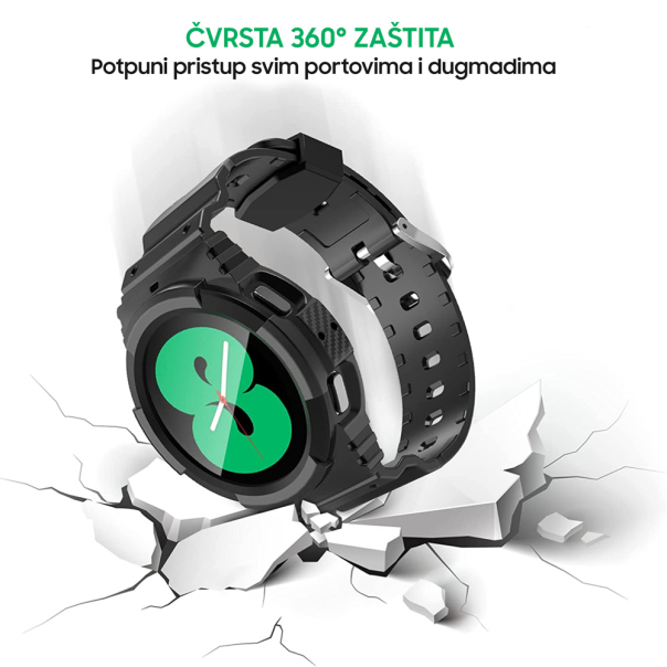 Narukvica protect za smart watch Samsung 4, 5 22mm crna - 205148