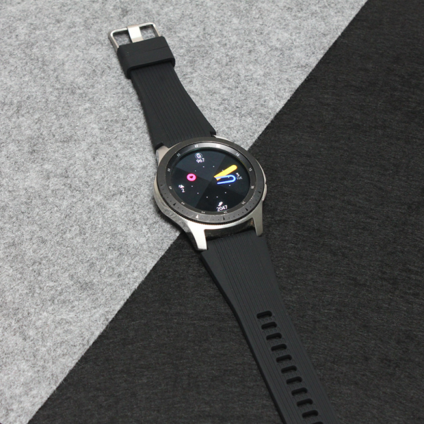 Narukvica relief za smart watch 22mm crna - 84369-1