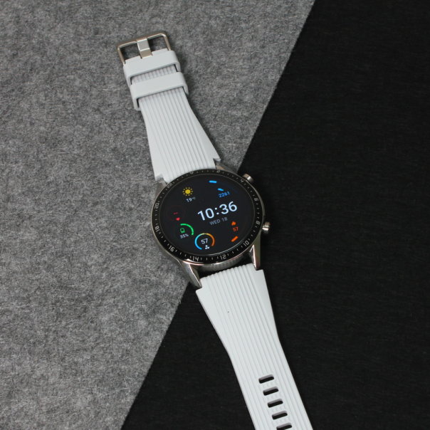 Narukvica relief za smart watch 22mm siva - 84370-1