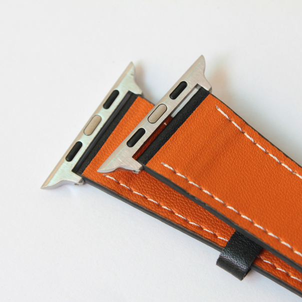 Narukvica rift kozna za Apple watch 42mm crno braon - 210004