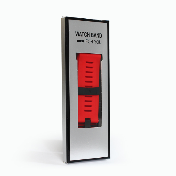 Narukvica sporty za Garmin Fenix 3/5X/6X smart watch 26mm crvena - 98037-1