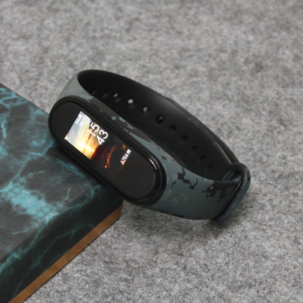 Narukvica za smart watch Xiaomi Mi Band M3/M4 army siva - 94682