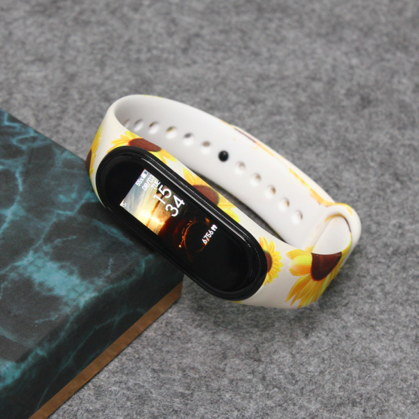 Narukvica za smart watch Xiaomi Mi Band M3/M4 sunflower - 94684