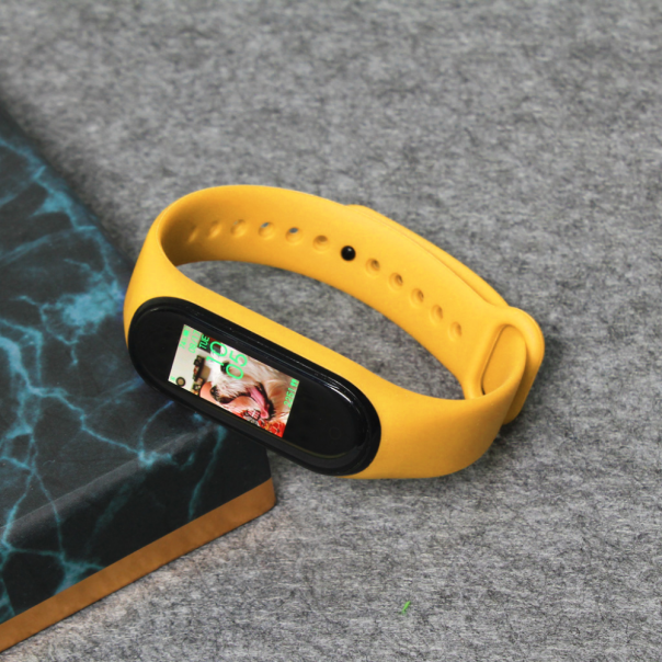 Narukvica za smart watch Xiaomi Mi Band M3/M4 zuta - 73101