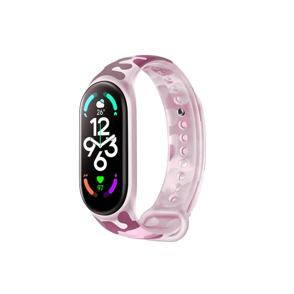 Narukvica za smart watch Xiaomi Mi Band M7 army pink - 217337