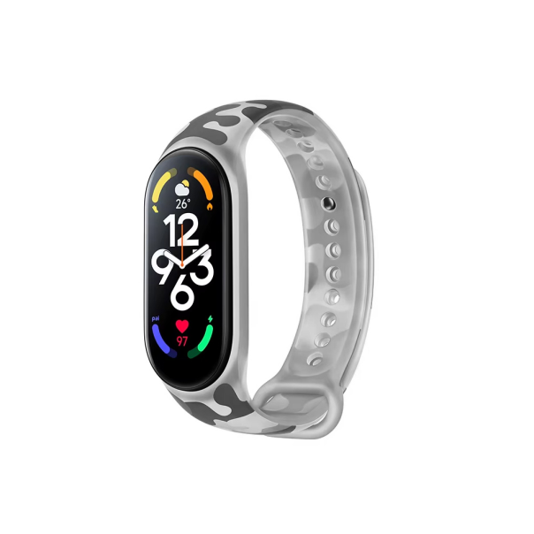 Narukvica za smart watch Xiaomi Mi Band M7 army siva - 217330