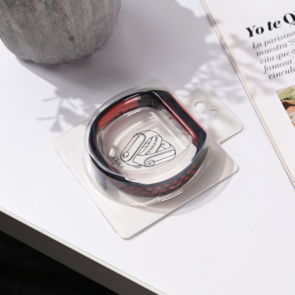 Narukvica za smart watch Xiaomi Mi Band M7 crno crvena - 217333