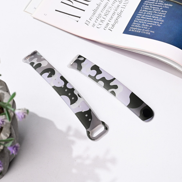 Narukvica za smart watch Xiaomi Mi Band M8/M9 army siva - 217481