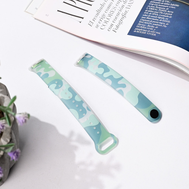 Narukvica za smart watch Xiaomi Mi Band M8/M9 maskirna zelena - 217483