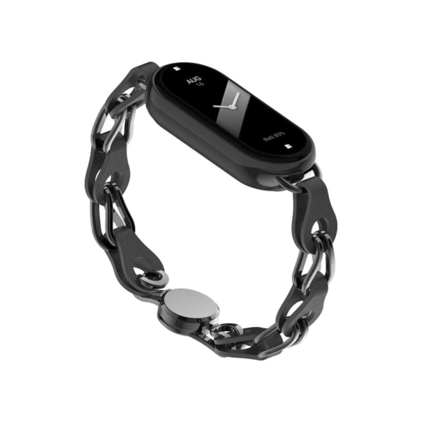 Narukvica za smart watch Xiaomi Mi Band M8/M9 metalna crna - 217324