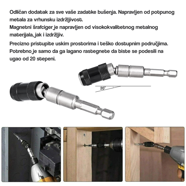 Nastavak za busenje pod uglom 20 stepeni - 209768