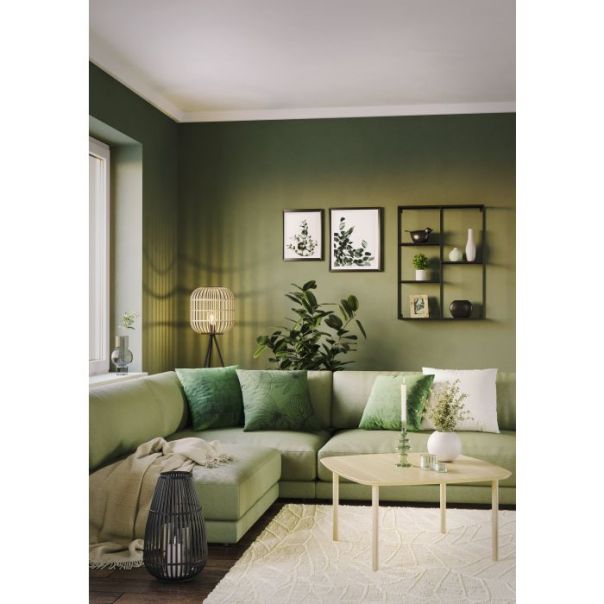 EGLO Dekorativni jastuk 45x45cm Chevery, zelena - 420012