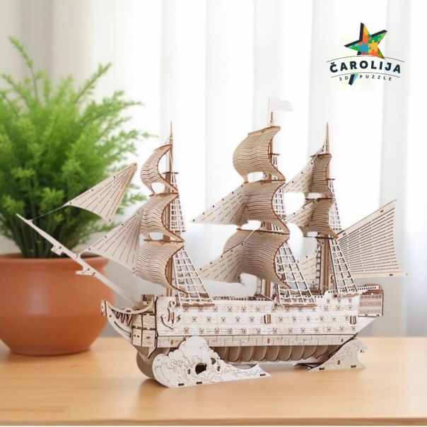 3D drvena puzla - BROD HMS VICTORY - 256-1-1-1-1