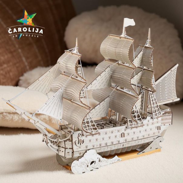 3D drvena puzla - BROD HMS VICTORY - 256-1-1-1-1
