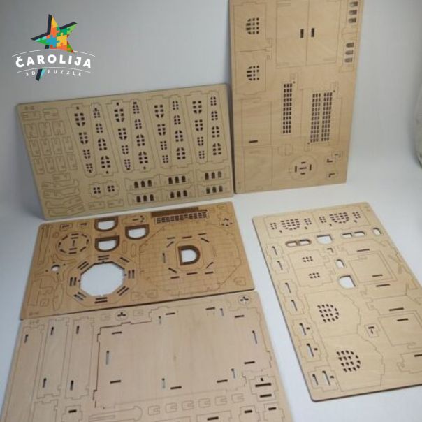 3d drvena puzla - HOLANDSKA VETRENJAČA II - 258-1-1