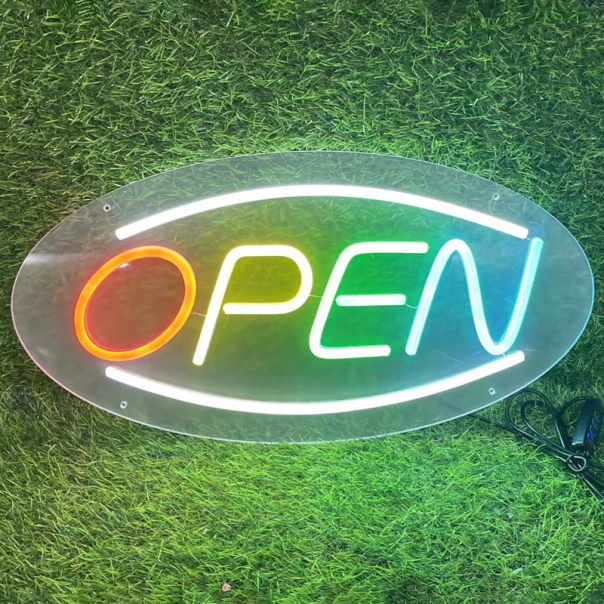NEON svetleci reklamni znak Open - 611072