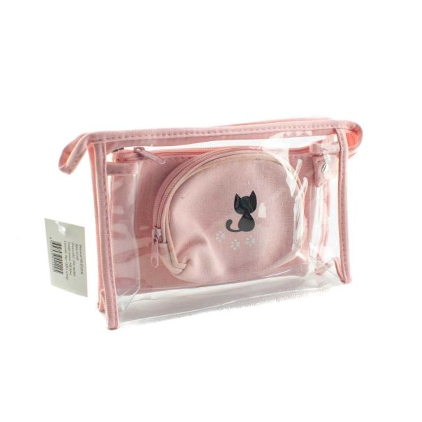 Neseser Cat, roze, set 1/3 32160 - 091161145