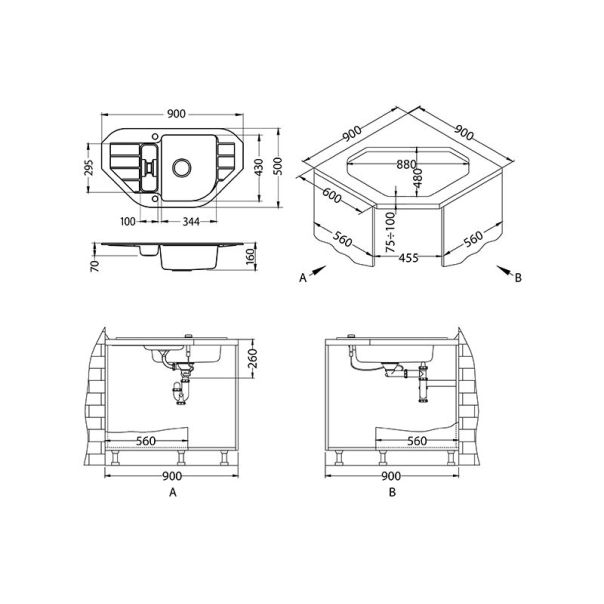 ALVEUS Sudopera Niagara 60 G91 crna - 1090940