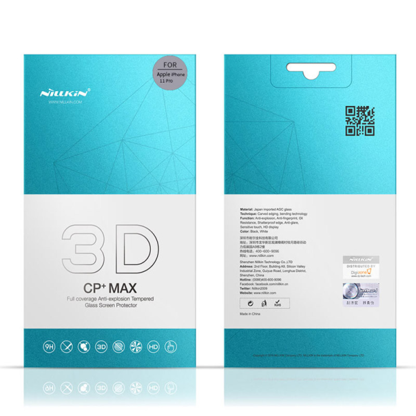 Zaštitno staklo za iPhone 11 Pro crno FULL COVER Nillkin 3D CP+ MAX - 038246