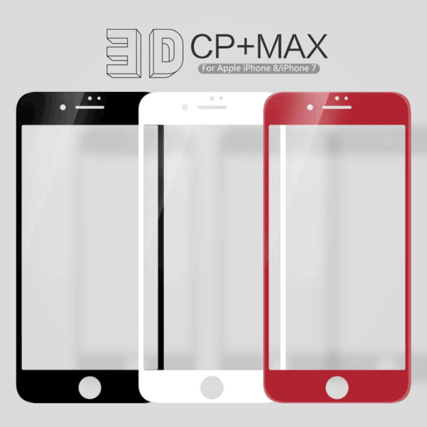 Zaštitno staklo za iPhone 7/ 8/ SE (2020)/ SE (2022) crno FULL COVER. Nillkin 3D CP+ MAX - 024896-1