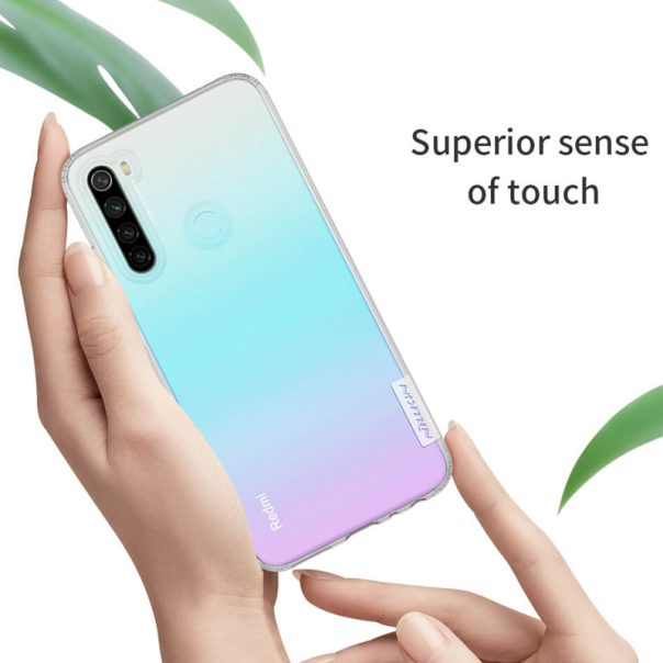 Maska za Xiaomi Redmi Note 8 Nillkin Nature siva - 039045