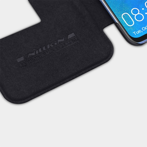 Maska za Huawei Mate 20 X crna na preklop Nillkin Qin - 029940