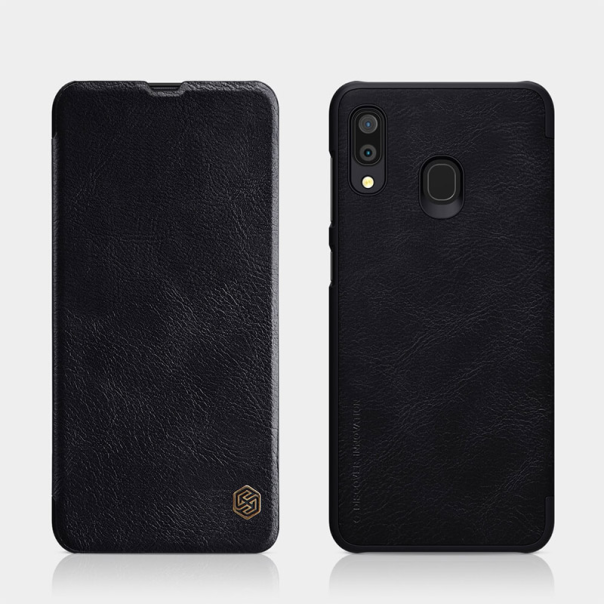 Maska za Samsung A30/ 305F crna na preklop Nillkin Qin - 034367