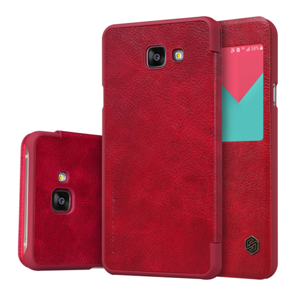 Maska za Samsung A9/ A920F/ A9s (2018) crvena na preklop Nillkin Qin - 030462