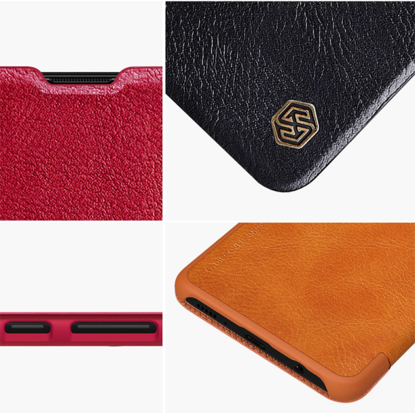 Maska za Samsung Note 10 Lite/ N770/ A81/ A815F na preklop Nillkin Qin crna - 041068