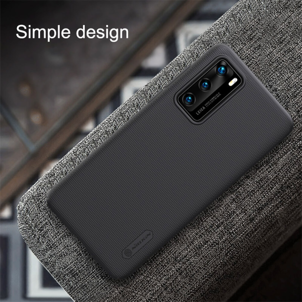 Maska za Huawei P40 Nillkin Super Frosted Shield crna - 041049