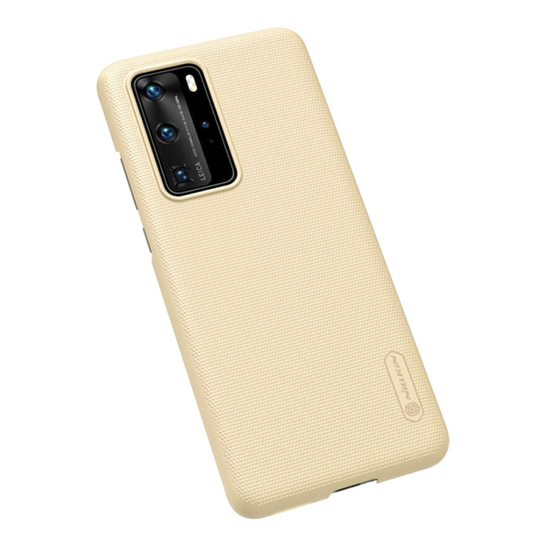 Maska za Huawei P40 Pro Nillkin Super Frosted Shield zlatna - 041077