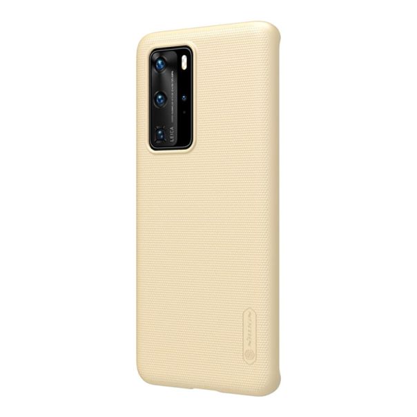 Maska za Huawei P40 Pro Nillkin Super Frosted Shield zlatna - 041077
