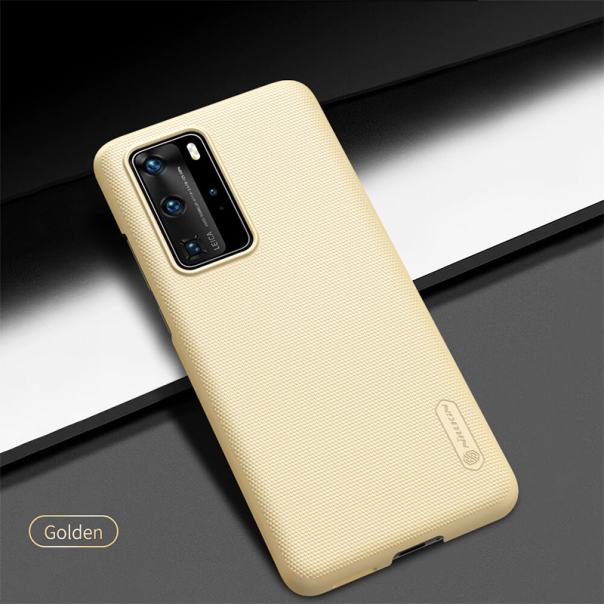 Maska za Huawei P40 Pro Nillkin Super Frosted Shield zlatna - 041077