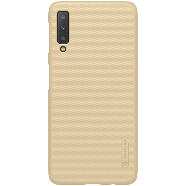 Maska za Samsung A7/ A750FN (2018) zlatna Nillkin Super Frosted Shield - 028486