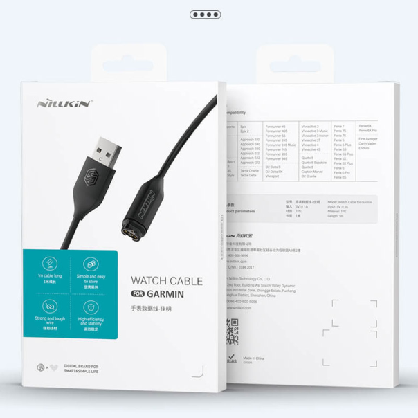 Kabel Nillkin za punjenje Garmin pametnog sata - 057162