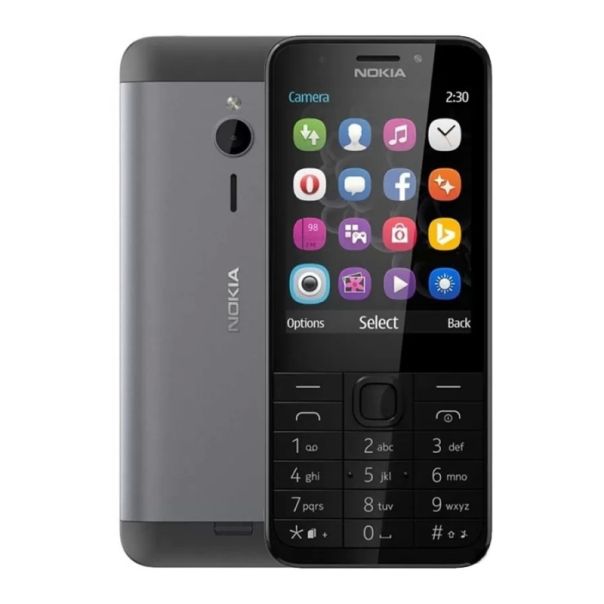 NOKIA 230 DS, siva - 0160271
