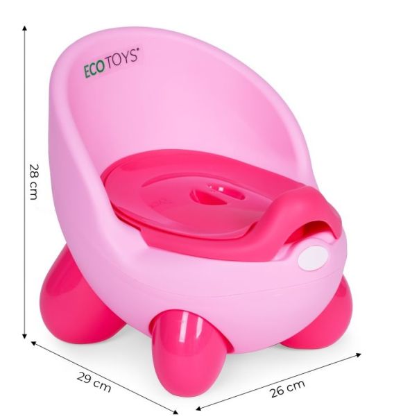ECO TOYS Noša sa uklonivim umetkom, roze - PP112 PINK